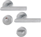 HOPPE Set di rosette Amsterdam E1400/42H/42HKVS Acciaio inox F69 ( 3000203116 )
