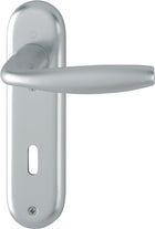 HOPPE Garniture à plaque courte New York 1810/273KP aluminium F1 ( 3000203554 )