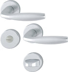 HOPPE set di rose New York 1810/42KV/42KVS Alluminio F1 ( 3000203560 )