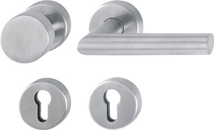 HOPPE fire protection set Amsterdam FS-E58/42H/42HS/1400 stainless steel F69 D/K ( 3000203123 )