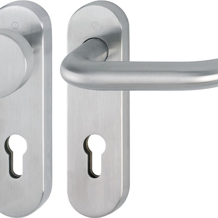 HOPPE Garniture coupe-feu Paris FS-E58/353KH/138 Acier inoxydable F69 D/K ( 3000203112 )