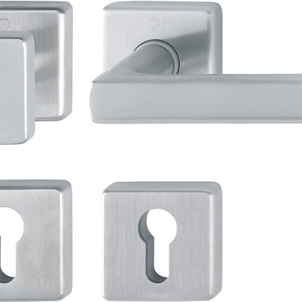 HOPPE Garniture à rosette Dallas E43L/52KV/52KVS/1643Z Acier inoxydable F69 ( 3000220027 )