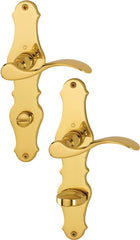 HOPPE set di rosette lunghe Weimar M112SLN/2007 ottone F71 ( 3000253092 )