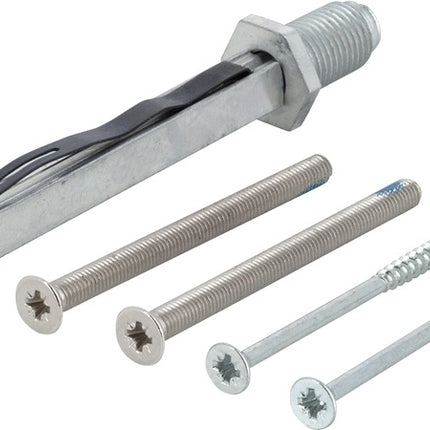 Kit de fixation HOPPE Sertos(R) K/G 55-60 mm M5 x 70 + 4,0 x 65 ( 3000209933 )