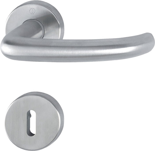 HOPPE Set di rosette San Francisco E1301Z/42KV/42KVS Acciaio inox F69 ( 3000202017 )