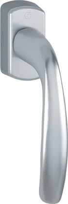Poignée de fenêtre HOPPE New York 0810/US10 aluminium F9 / couleur acier ( 3000203781 )