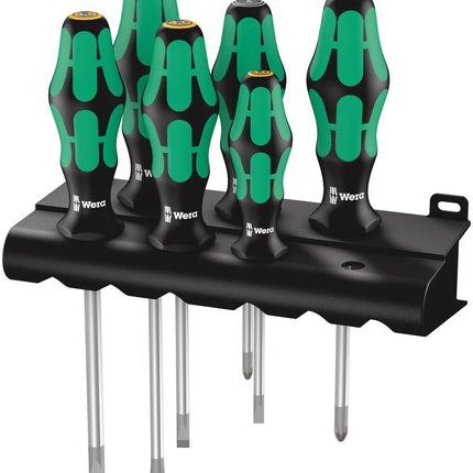 Set di cacciaviti WERA 334/355/6 6 pezzi con intaglio / PZD ( 4000827741 )