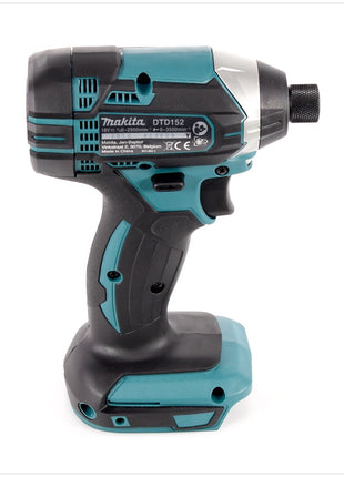 Makita DTD 152 RA1 Akku Schlagschrauber 18 V 165 Nm 1/4" + 1x Akku 2,0 Ah + Ladegerät + Tasche - Toolbrothers