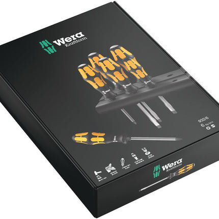 WERA Jeu de tournevis 932/6 6 pièces fente/PH ( 4000827735 )