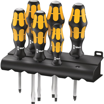 WERA Jeu de tournevis 932/6 6 pièces fente/PH ( 4000827735 )