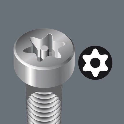 Set di cacciaviti WERA 367/6 TORX BO 6 pezzi TORX(R) con foro ( 4000827755 )