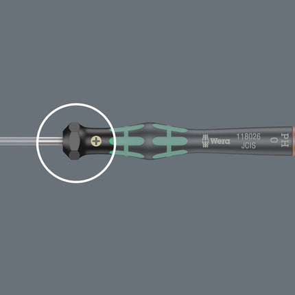 WERA Cacciavite meccanico elettronico di precisione 2035 2,5 mm Lunghezza lama 80 mm ( 4300001758 )