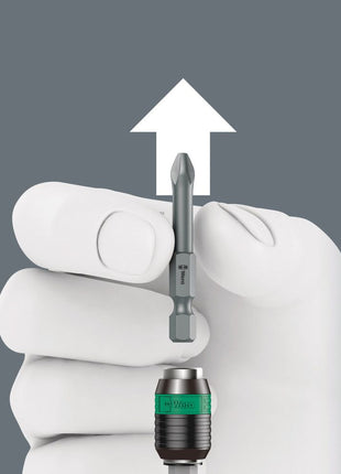 Portabit WERA 889/4/1 K Rapidaptor 1/4 ″ F 6,3 1/4 ″ C 6,3 + E 6,3 ( 4000829607 )