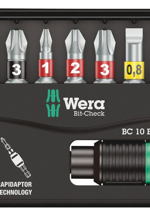 WERA Bit-Check 10 BiTorsion 1 Set di punte da 10 pezzi ( 4000829670 )