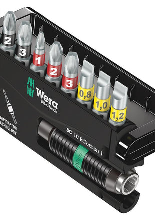 WERA Bit-Check 10 BiTorsion 1 Set di punte da 10 pezzi ( 4000829670 )