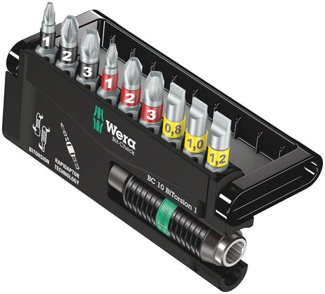 WERA Bit-Check 10 BiTorsion 1 10-piece bit set ( 4000829670 )