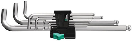 WERA Set di chiavi esagonali a L 950 PKL Supporto in plastica da 9 pezzi ( 4000825492 )