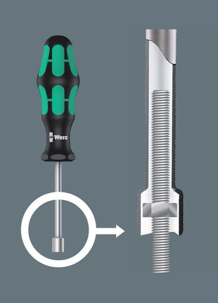 WERA Chiave esagonale 395 HO SW 10 mm Lunghezza lama 90 mm ( 4000827839 )