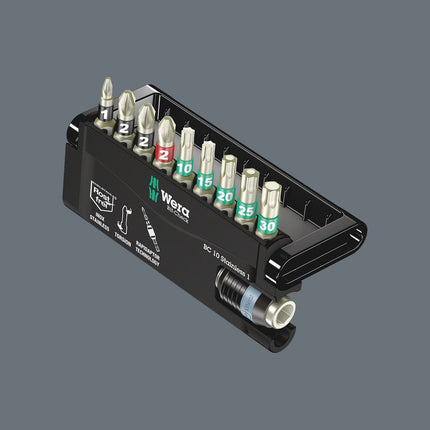 WERA Assortim. d'embouts en acier inoxydable BC 10 Stainless 1 10 pièces ( 4000828393 )