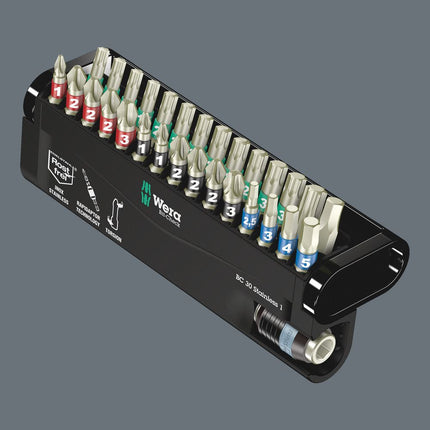 WERA Assortim. d'embouts en acier inoxydable BC 30 Stainless 1 30 pièces ( 4000828396 )