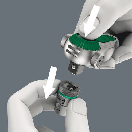 WERA Cricchetto girevole e reversibile Zyklop Velocità 1/2 ″ Numero di denti 72 ( 4000821598 )
