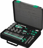 WERA Jeu de clés à douilles 8100 SA/SC 2 Zyklop 43 pièces 1/4 + 1/2 ″ ( 4000820557 )