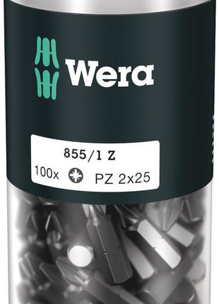 WERA confezione grande di punte 855/1 Z 1/4 ″ PZD 2 Lunghezza 25 mm ( 4000822268 )