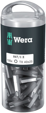 WERA confezione grande di punte 867/1 Z 1/4 ″ T 40 Lunghezza 25 mm ( 4000822274 )