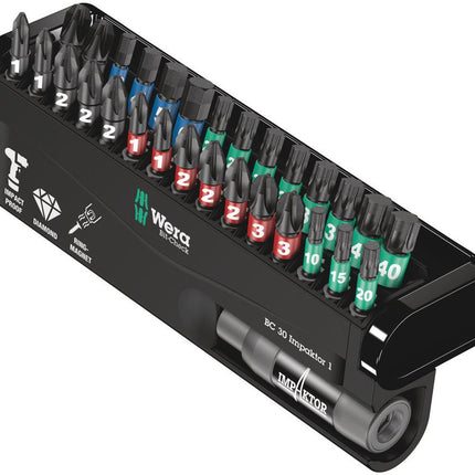 WERA Bitsortiment Bit-Check 30 Impaktor 1 30-teilig ( 4000829047 )