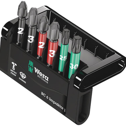 WERA Bitsortiment Bit-Check 6 Impaktor 1 6-teilig ( 4000829044 )