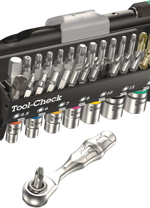 WERA Assortiment de clés à douille/d’embouts Tool-Check 38 pièces ( 4000829697 )
