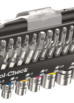 WERA Assortiment de clés à douille/d’embouts Tool-Check 38 pièces ( 4000829697 )