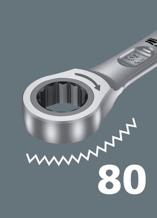 WERA Joker 11-piece ratchet spanner set, spanner sizes 8-19 mm ( 4000821535 )