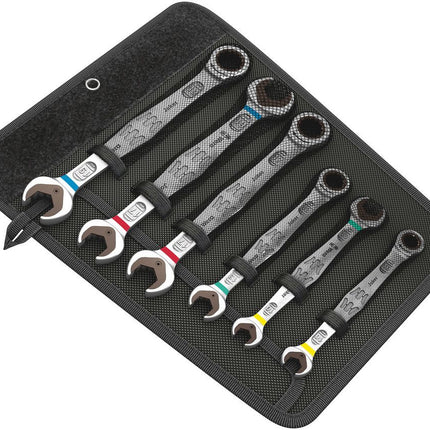 WERA Jeu de clés mixtes à cliquet Joker 6 pcs. ouverture de clés 10-19 mm ( 4000821670 )