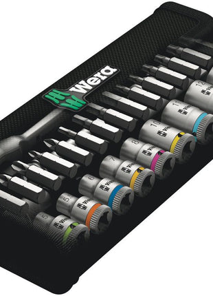 WERA Jeu de clés à douilles 8100 SA 8 Zyklop 28 pièces 1/4 ″ ( 4000821659 )