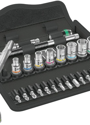 WERA Jeu de clés à douilles 8100 SA 8 Zyklop 28 pièces 1/4 ″ ( 4000821659 )