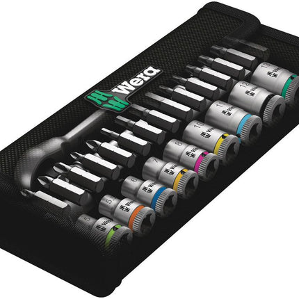 WERA Jeu de clés à douille 8100 SA 7 Zyklop 28 pièces 1/4 po. ( 4000821653 )