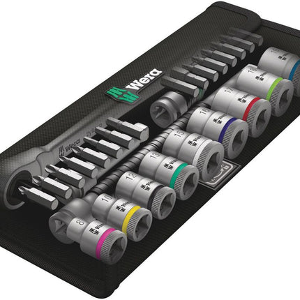 WERA Steckschlüsselsatz Zyklop Metal 8100 SB 8 29-teilig 3/8 ″ ( 4000821752 )