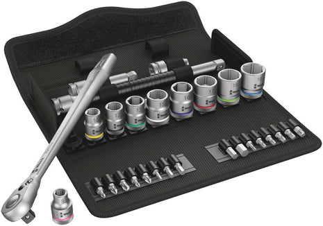 WERA Zyklop Metal 8100 SB 8 29-piece socket spanner set 3/8 ″ ( 4000821752 )