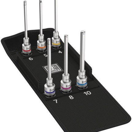 Set di chiavi a bussola WERA 8740 C HF 6 pezzi ( 8000378062 )