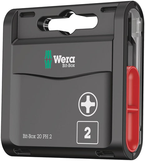 WERA confezione grande di punte 1/4 ″ PH 2 Lunghezza 25 mm ( 4000829006 )