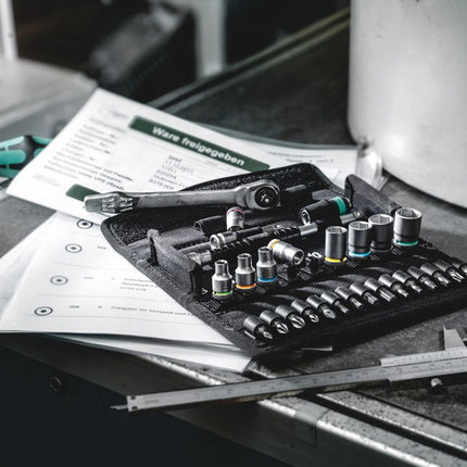 WERA Steckschlüsselsatz 8100 SA 12 HF Zyklop 13-teilig 1/4 ″ ( 4000821783 )