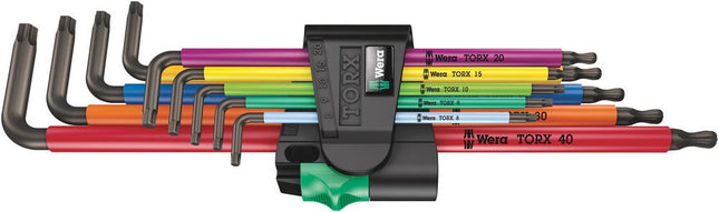 WERA Set di chiavi esagonali a L 967/9 TX XL 9 pezzi T8 - T40 ( 4000825589 )