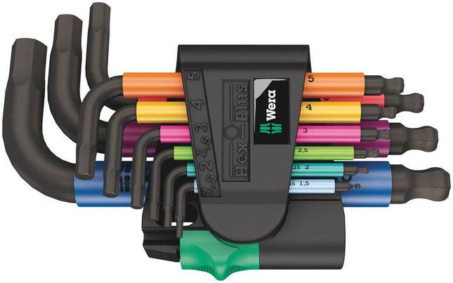 WERA Set di chiavi esagonali a L 950/9 9 pezzi con supporto in plastica ( 4000825555 )