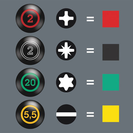 Cacciavite WERA 350 PH dimensione PH 2 lunghezza lama 25 mm ( 4000827028 )