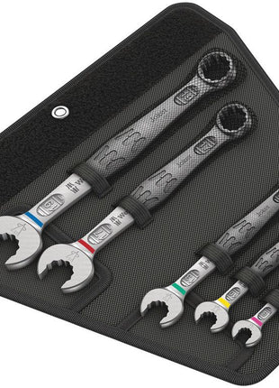WERA Juego de llaves combinadas 6003 Joker, 5 piezas, ancho de llave 8-19 mm (4000822311)