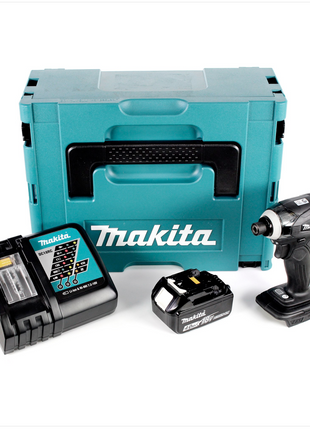 Makita DTD 146 B RM1J 18 V Li-ion Akku Schlagschrauber in Schwarz im Makpac mit 1x BL 1840 B 4,0 Ah Akku und DC 18 RC Ladegerät - Toolbrothers