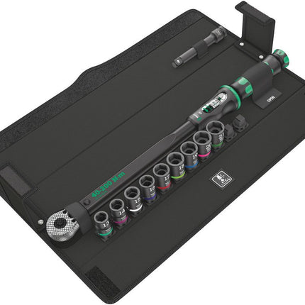 WERA Set di chiavi dinamometriche Click-Torque C 3 Set 2 11 pezzi 40-200 Nm 1/2 ″ ( 4000822316 )