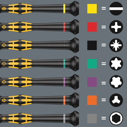 WERA Jeu de tournevis de mécan. de précision Kraftform Micro ESD Big Pack 1 25 pièces ( 4000828033 )