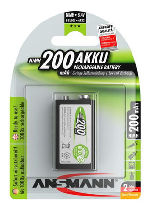 ANSMANN Batterie d´accumulateur maxE 8,4 V 200 mAh ( 4000876121 )
